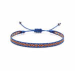 blue orange pattern fabric bracelet for men Egypt
