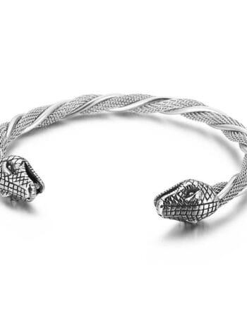 double wolf black stainless steel bracelet for men Egypt