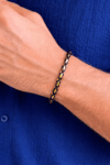 black-gold-mens-bracelet-egypt