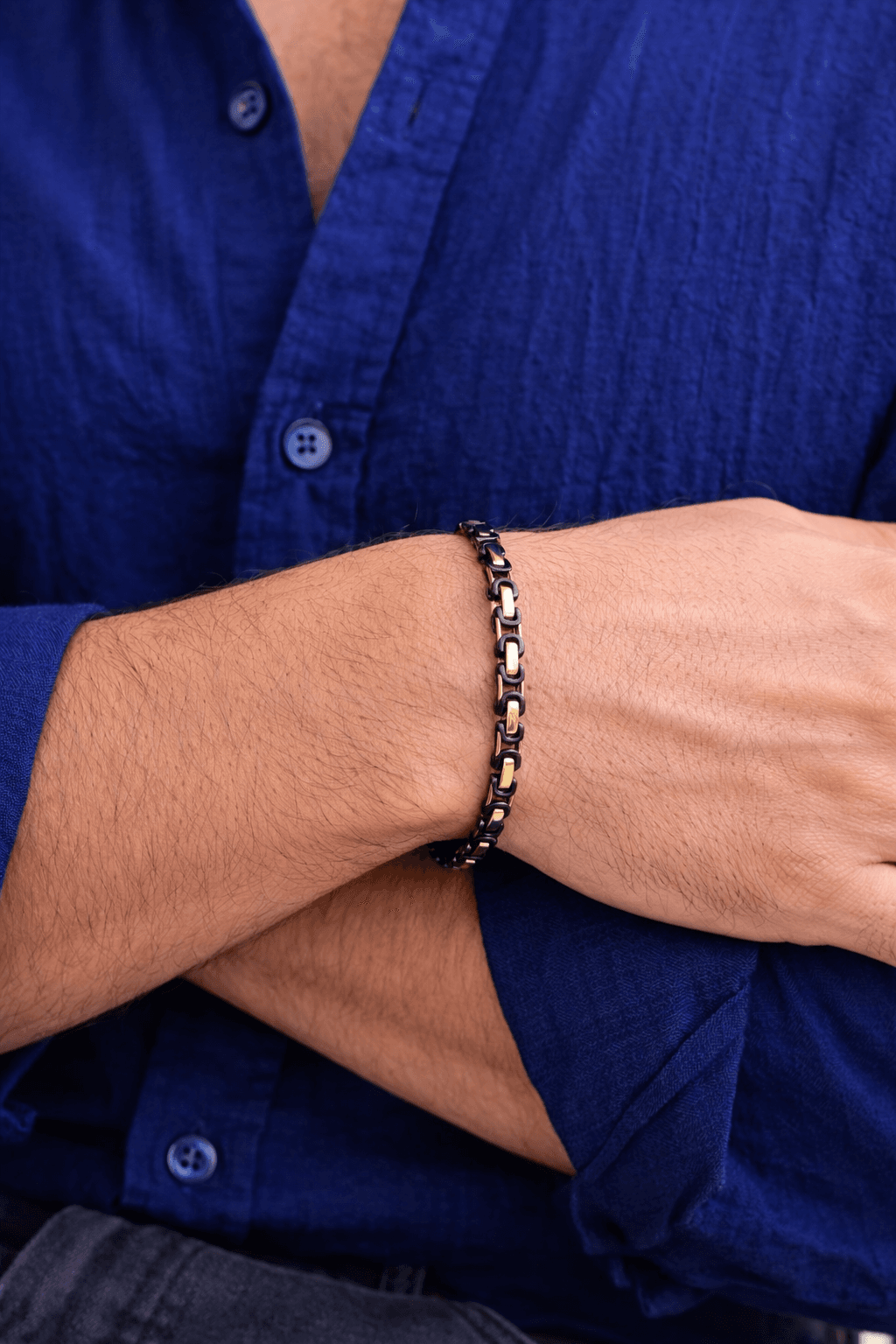 black-gold-mens-bracelet-egypt black gold men bracelet Egypt