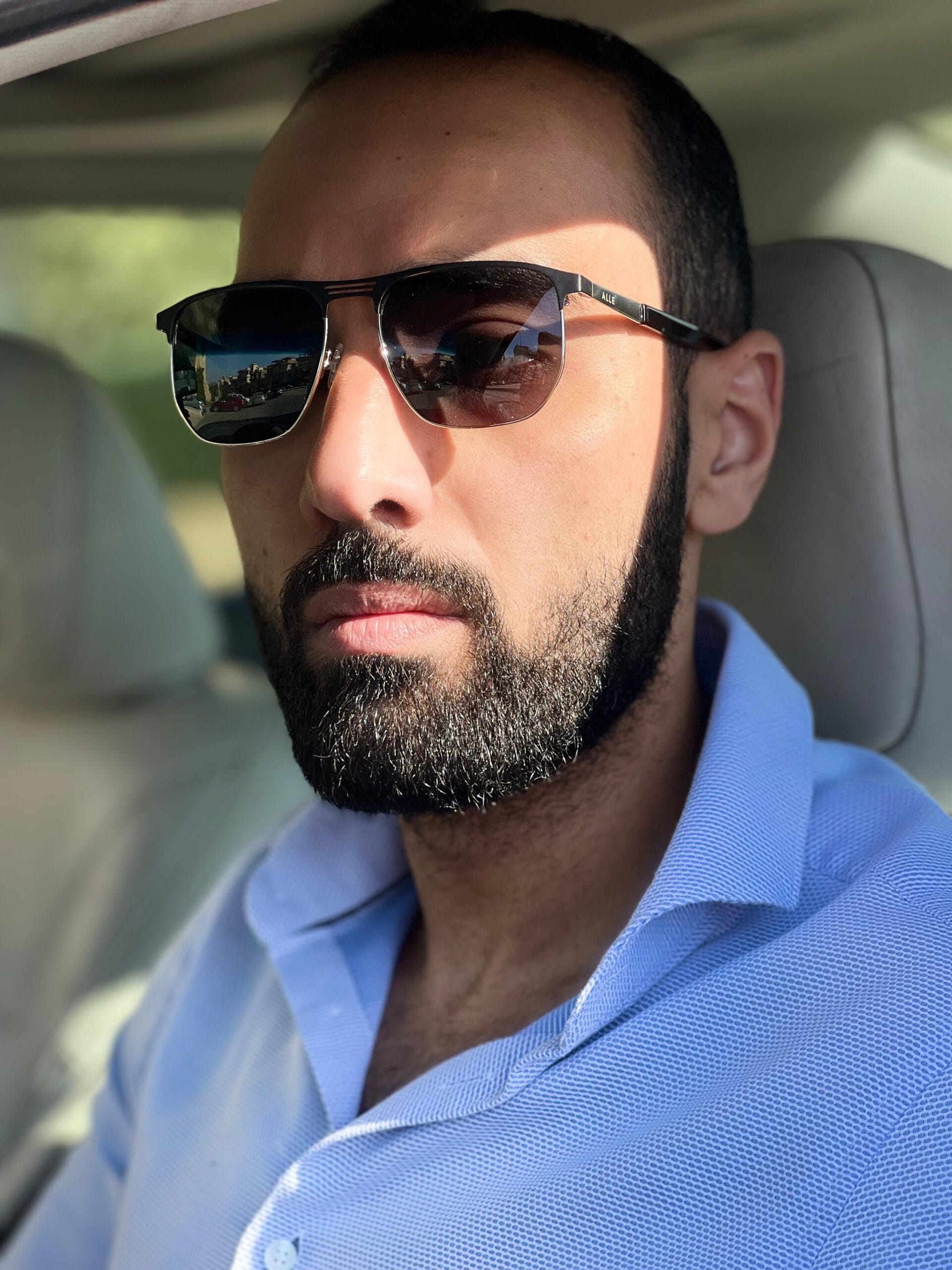 black-silver--mens-sunglasses-egypt black and silver sunglasses for men Egypt polarized UV400