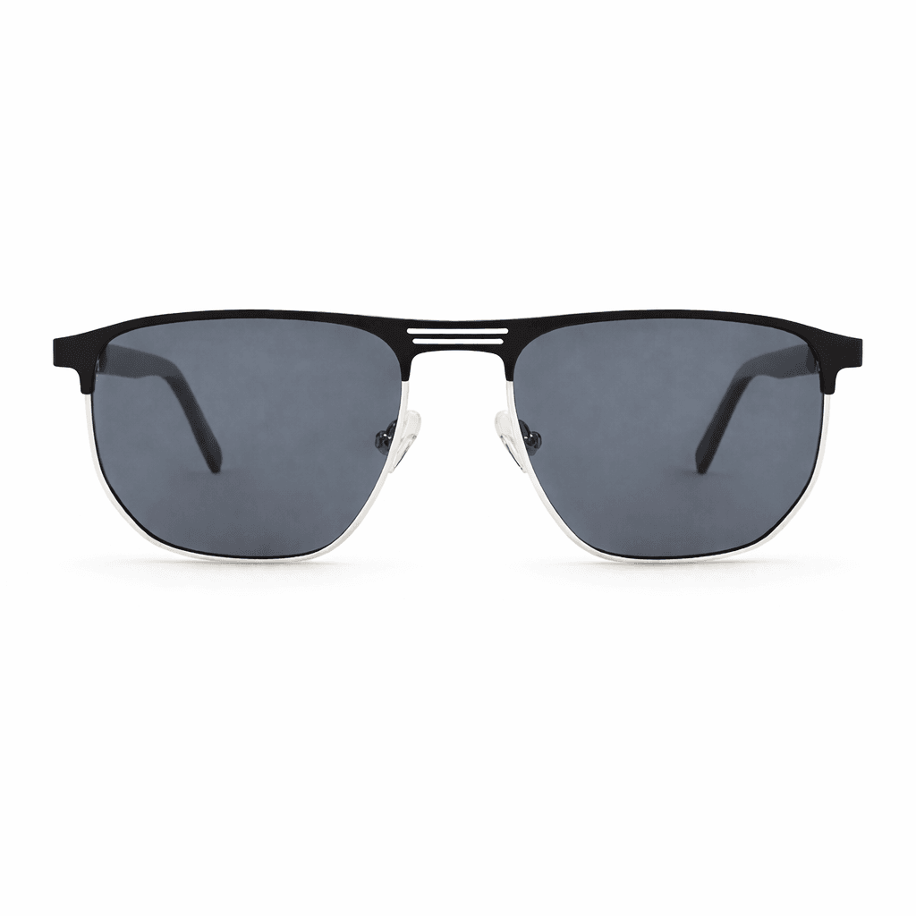 black--silver-mens-sunglasses-egypt black and silver sunglasses for men Egypt polarized UV400