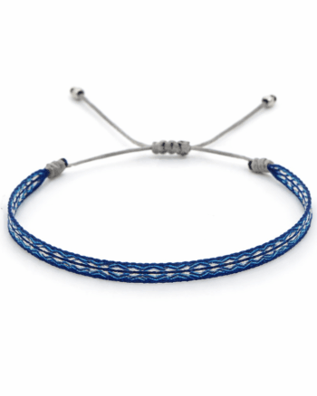 blue woven fabric bracelet for men Egypt adjustable bracelet