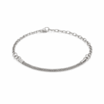 Chain style stainless steel men bracelet designed for everyday wear and modern style in Egypt.