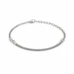 Chain style stainless steel men bracelet designed for everyday wear and modern style in Egypt.