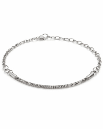 Chain style stainless steel men bracelet designed for everyday wear and modern style in Egypt.