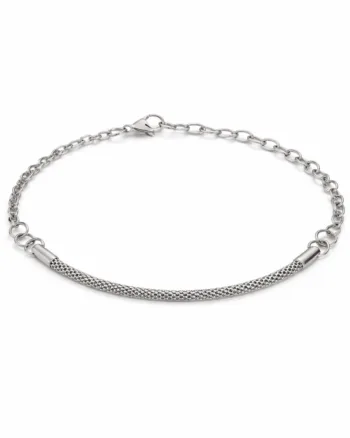Chain style stainless steel men bracelet designed for everyday wear and modern style in Egypt.