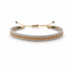 grey golden line fabric bracelet for men Egypt adjustable