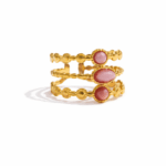 pink stone layered ring for women Egypt