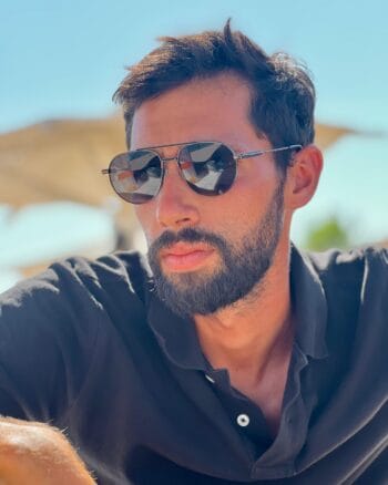 dark silver round sunglasses for men Egypt polarized