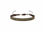 brown green fabric bracelet for men Egypt adjustable