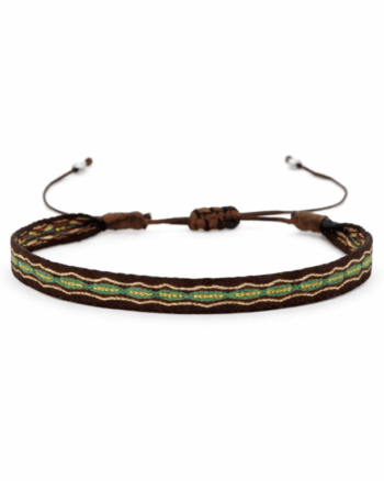 brown green fabric bracelet for men Egypt adjustable