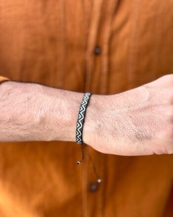 colored waves fabric bracelet for men Egypt adjustable