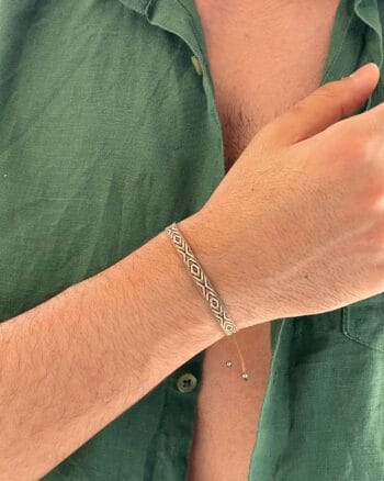 brown pattern fabric bracelet for men Egypt