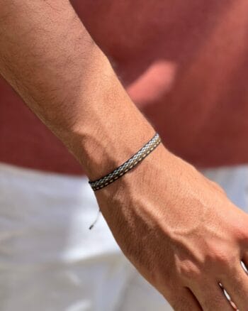 dark-colors-pattern-fabric-mens-bracelet-egypt