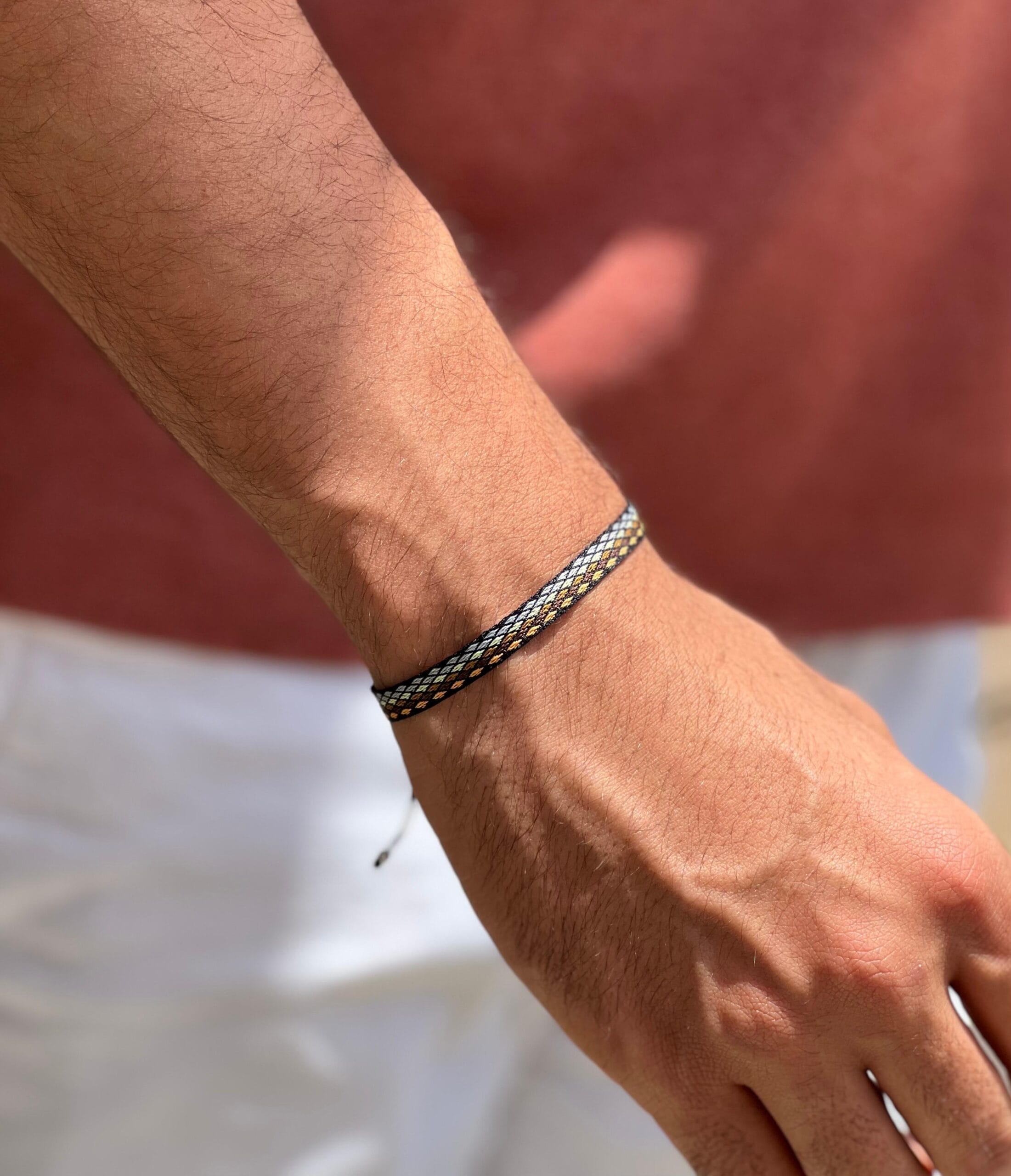 dark-colors-pattern-fabric-mens-bracelet-egypt dark-colors-pattern-fabric-mens-bracelet-egypt