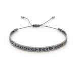 grey blue adjustable fabric bracelet for men Egypt