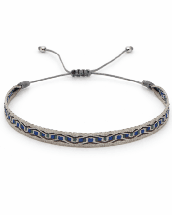 grey blue adjustable fabric bracelet for men Egypt
