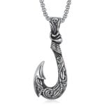 hook pendant necklace for men Egypt stainless steel
