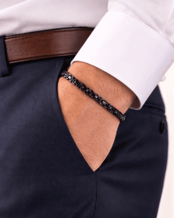 men black stainless steel bracelet Egypt