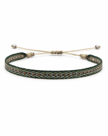 green-pattern-fabric-mens-bracelet-egypt