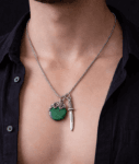 dagger malachite stone necklace for men Egypt