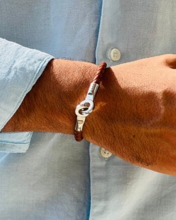 brown-leather-steel-hook-bracelet-men-egypt