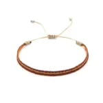 burnt orange fabric bracelet for men Egypt adjustable