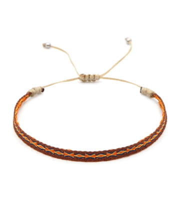 burnt orange fabric bracelet for men Egypt adjustable