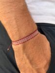 heritage red fabric bracelet for men Egypt adjustable