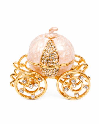 Pumpkin carriage trinket box designed for jewelry storage and elegant gifting in Egypt.