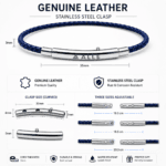 blue-genuine–leather-bracelet-men–egypt