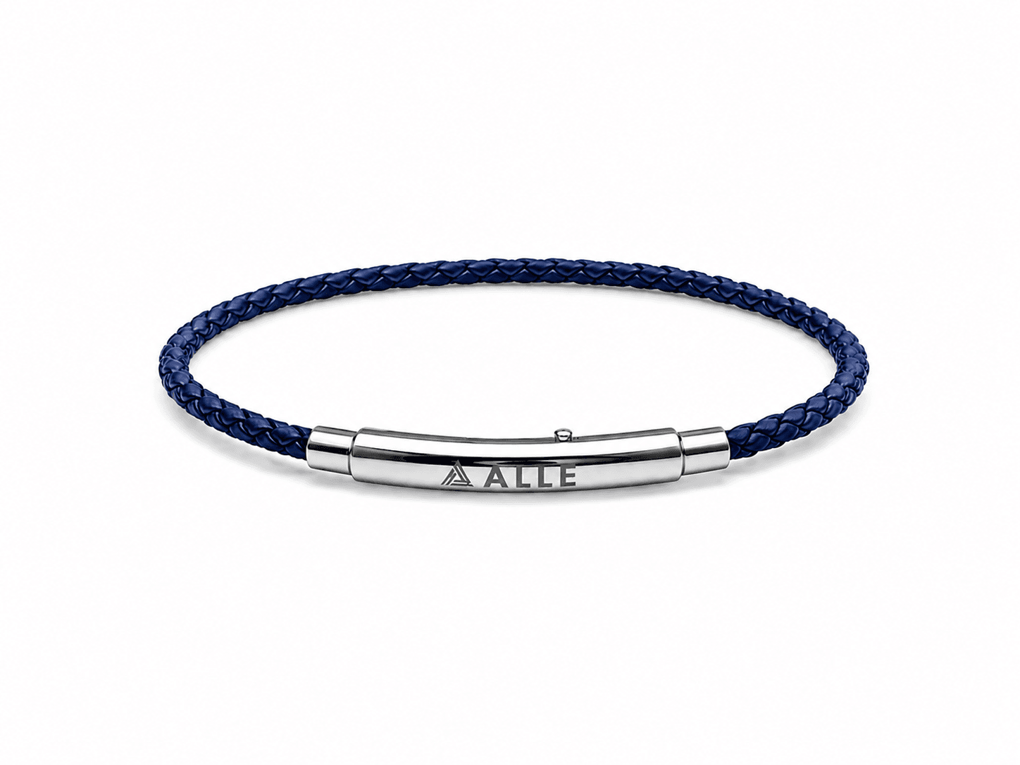 blue-genuine--leather-bracelet-men--egypt blue genuine leather bracelet for men with stainless steel clasp Egypt