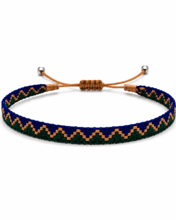 blue green pattern fabric bracelet for men Egypt