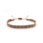 Multicolor Pattern Fabric Men's Bracelet