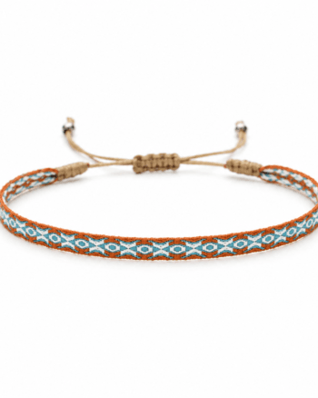 orange blue pattern fabric bracelet for men Egypt