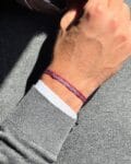 red-black-pattern-fabric-bracelet-men-egypt
