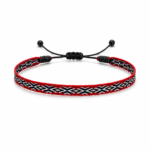 red black pattern fabric bracelet for men Egypt