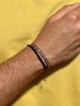 black-red-pattern-fabric -bracelet-men-egypt